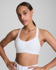 SPANX® FlexFeel Medium Impact Sports Bra | Vivid White
