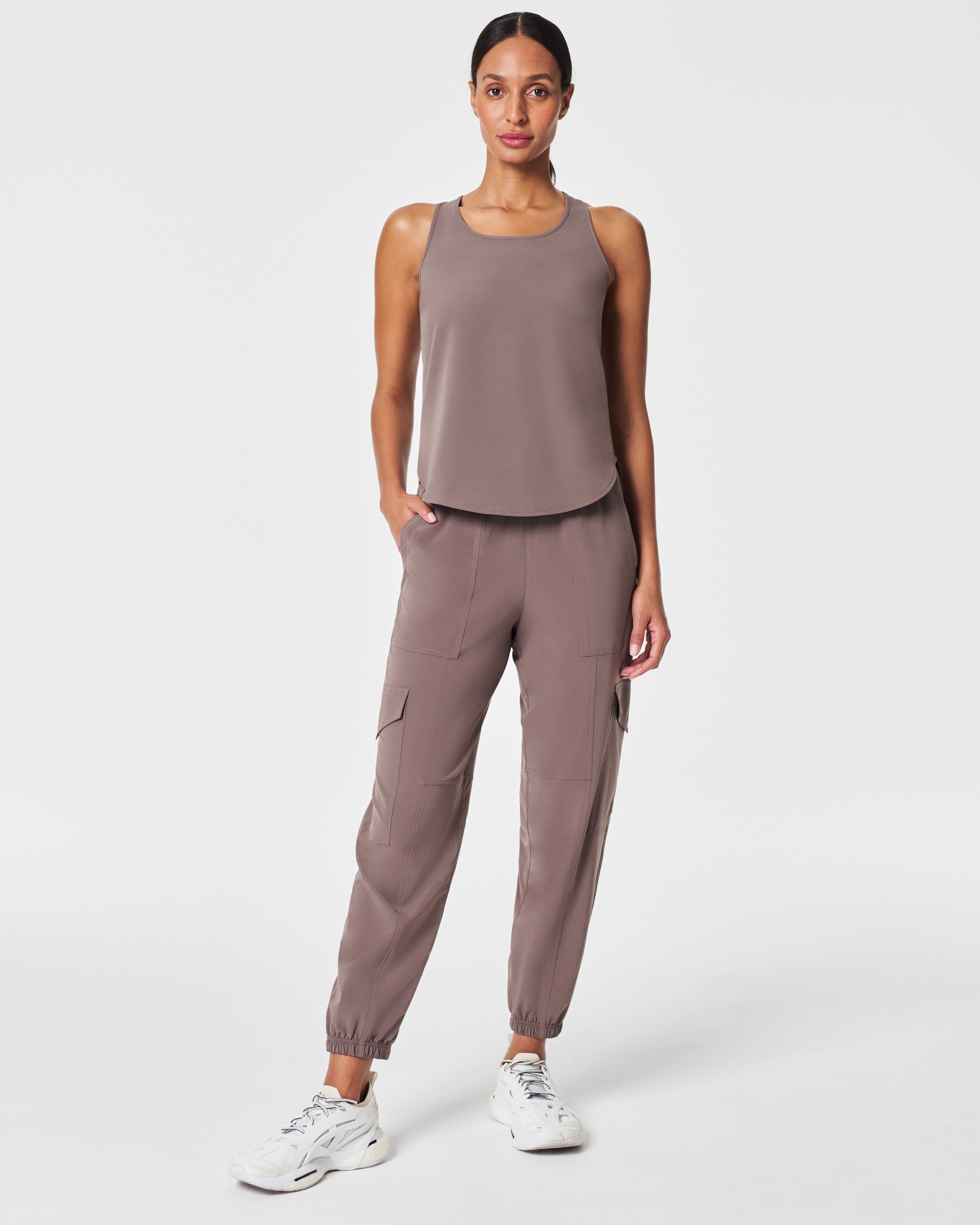 SPANX® On the Move Curved Hem Tank