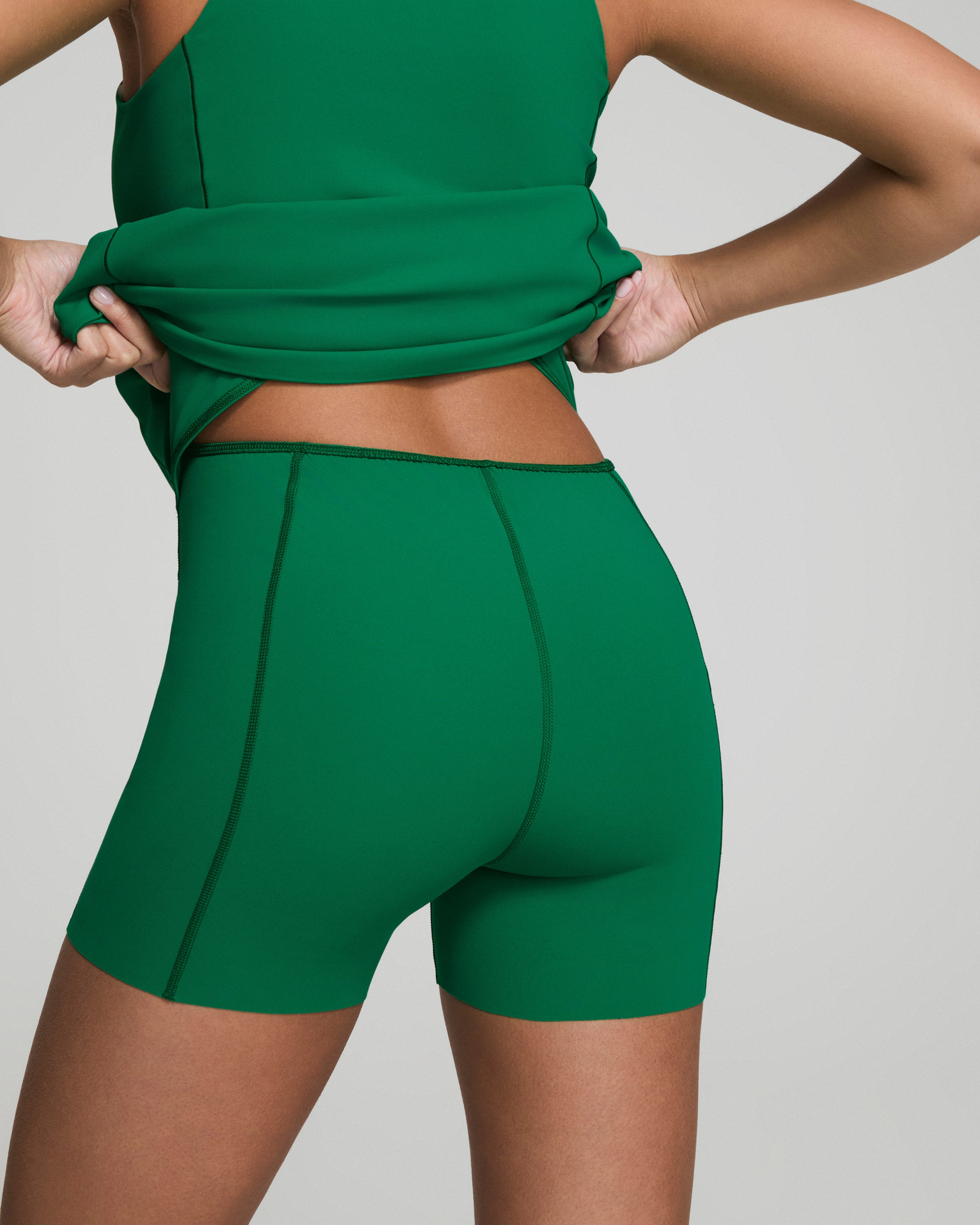 SPANXshape™ Get Moving Zip Front Dress | Field Green