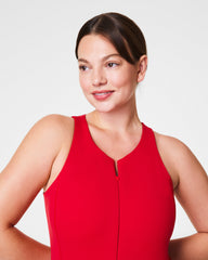 SPANXshape™ Get Moving Zip Front Dress | Spanx Red