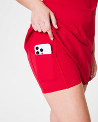 SPANXshape™ Get Moving Zip Front Dress | Spanx Red