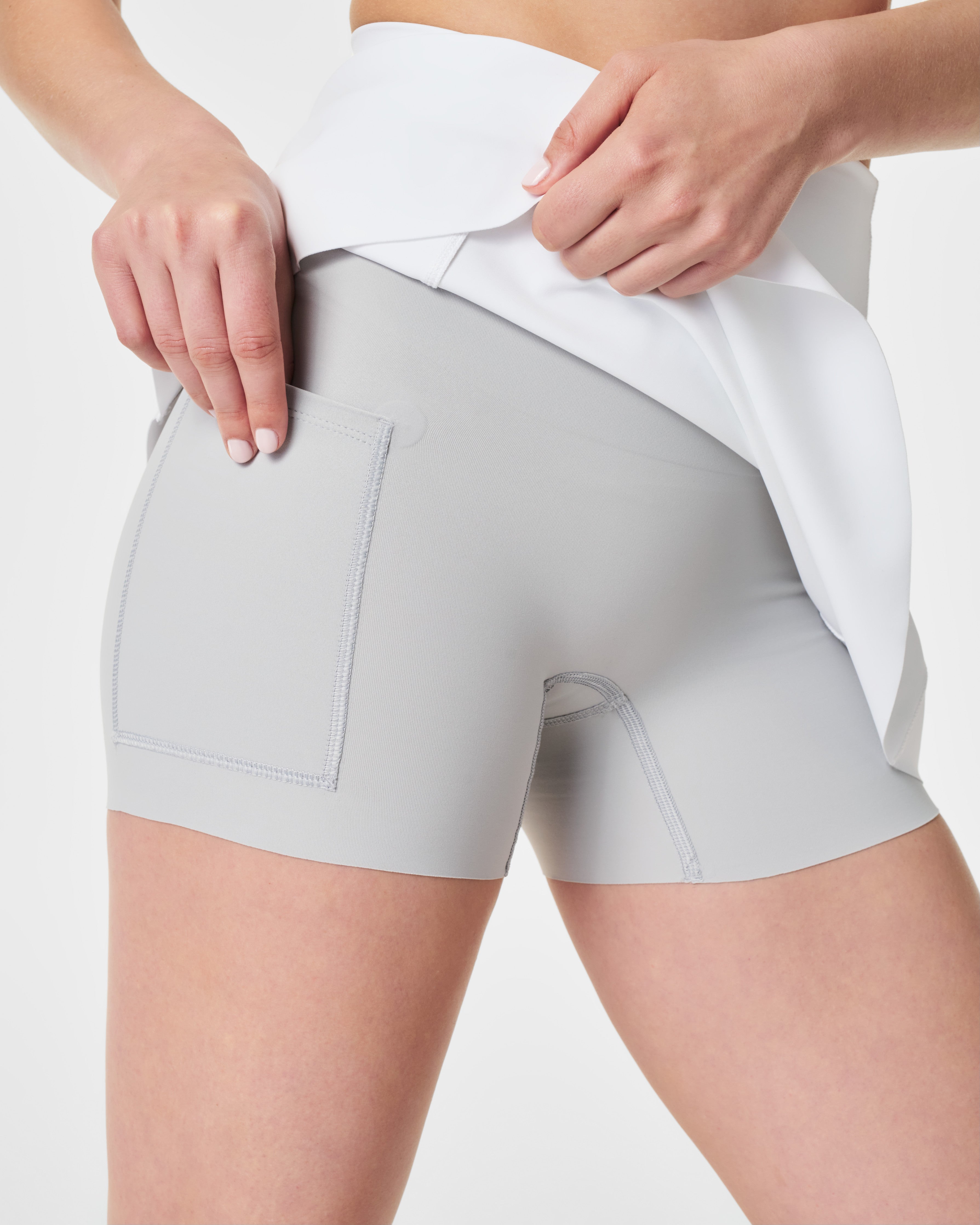 SPANXshape™ CoreLuxe Skort with Mid-Tummy Compression | Vivid White