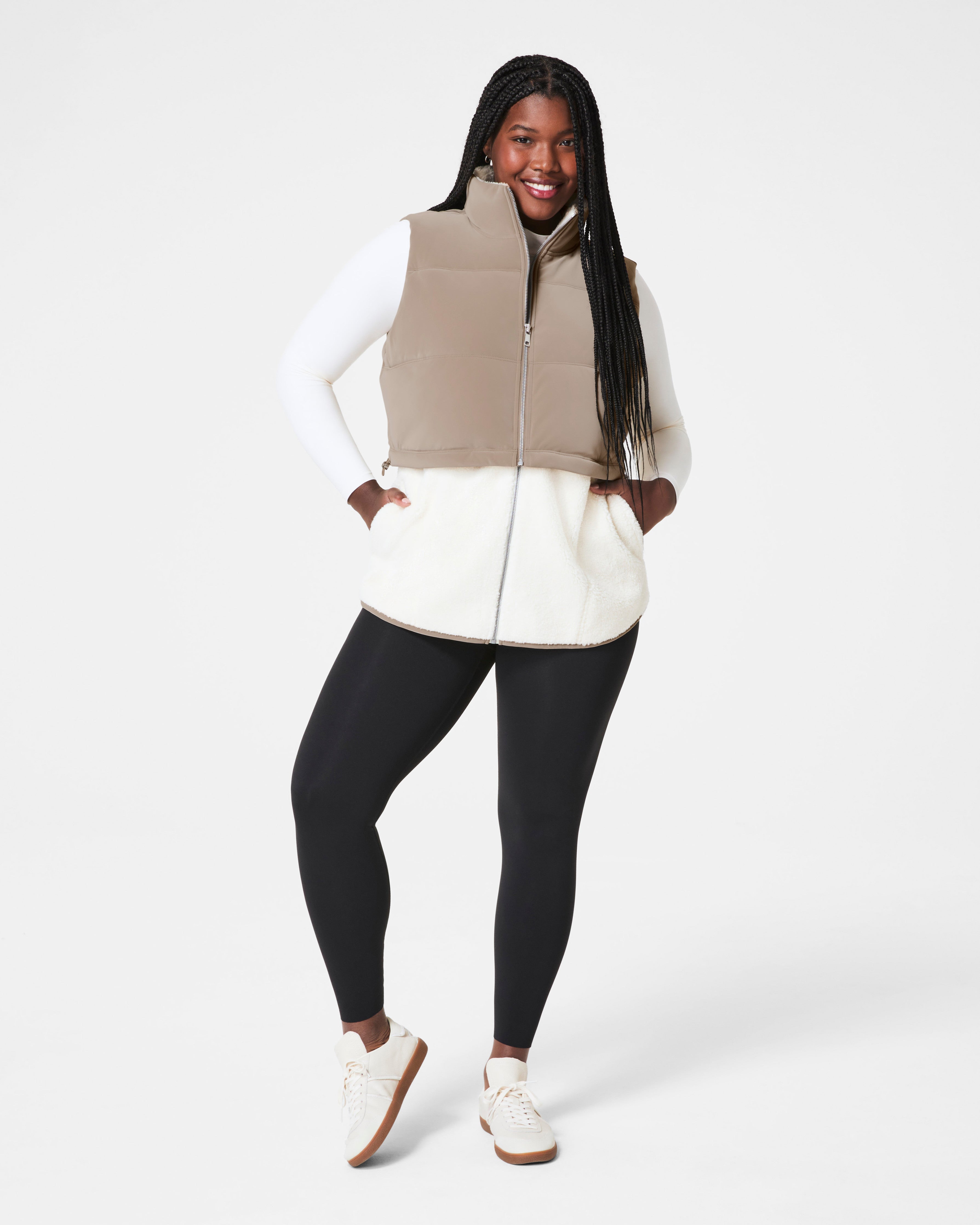 SPANX® Two-In-One Velour Fleece Vest