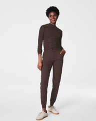 SPANXsupersmooth™ SoftStretch Slim Jogger | Truffle Brown Heather