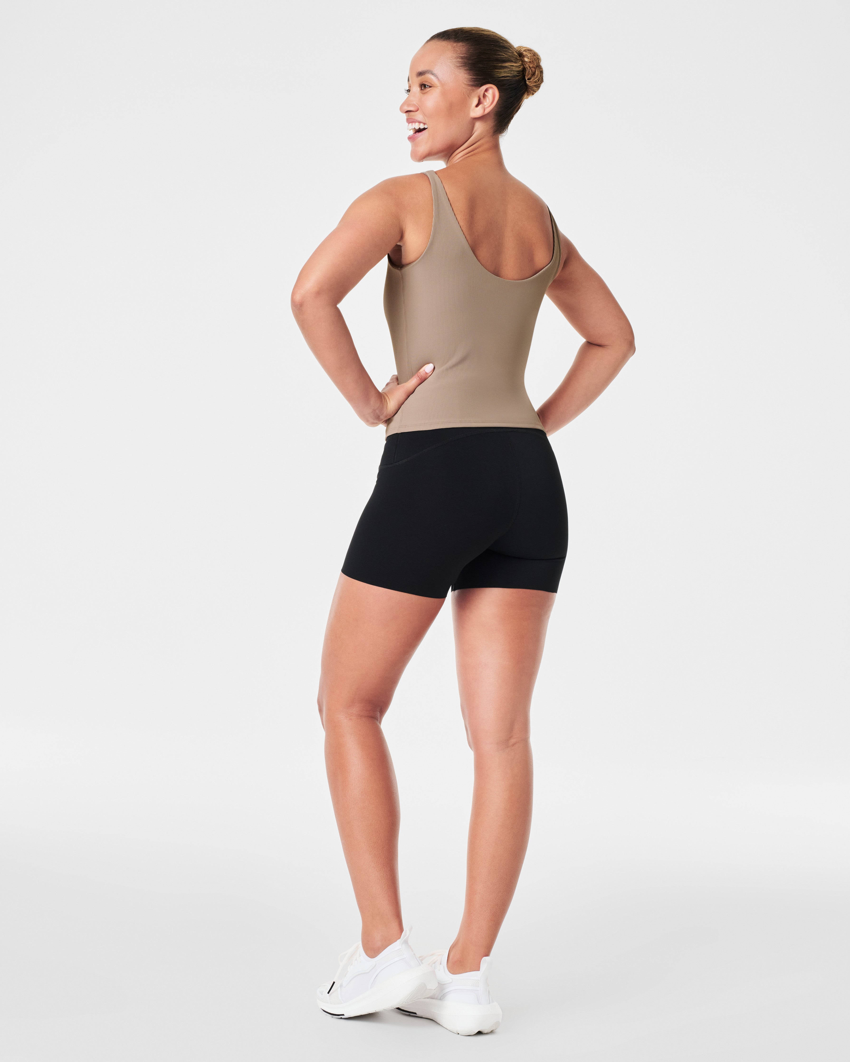 SPANX® Get Moving Contour Rib Shelf Tank | Driftwood