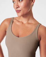 SPANX® Get Moving Contour Rib Shelf Tank | Driftwood