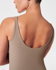 SPANX® Get Moving Contour Rib Shelf Tank | Driftwood