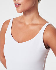 SPANX® Get Moving Contour Rib Shelf Tank | Vivid White