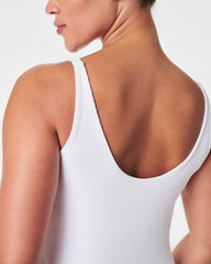 SPANX® Get Moving Contour Rib Shelf Tank | Vivid White