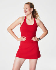 SPANX® Get Moving Contour Crossback Shelf Tank | Spanx Red