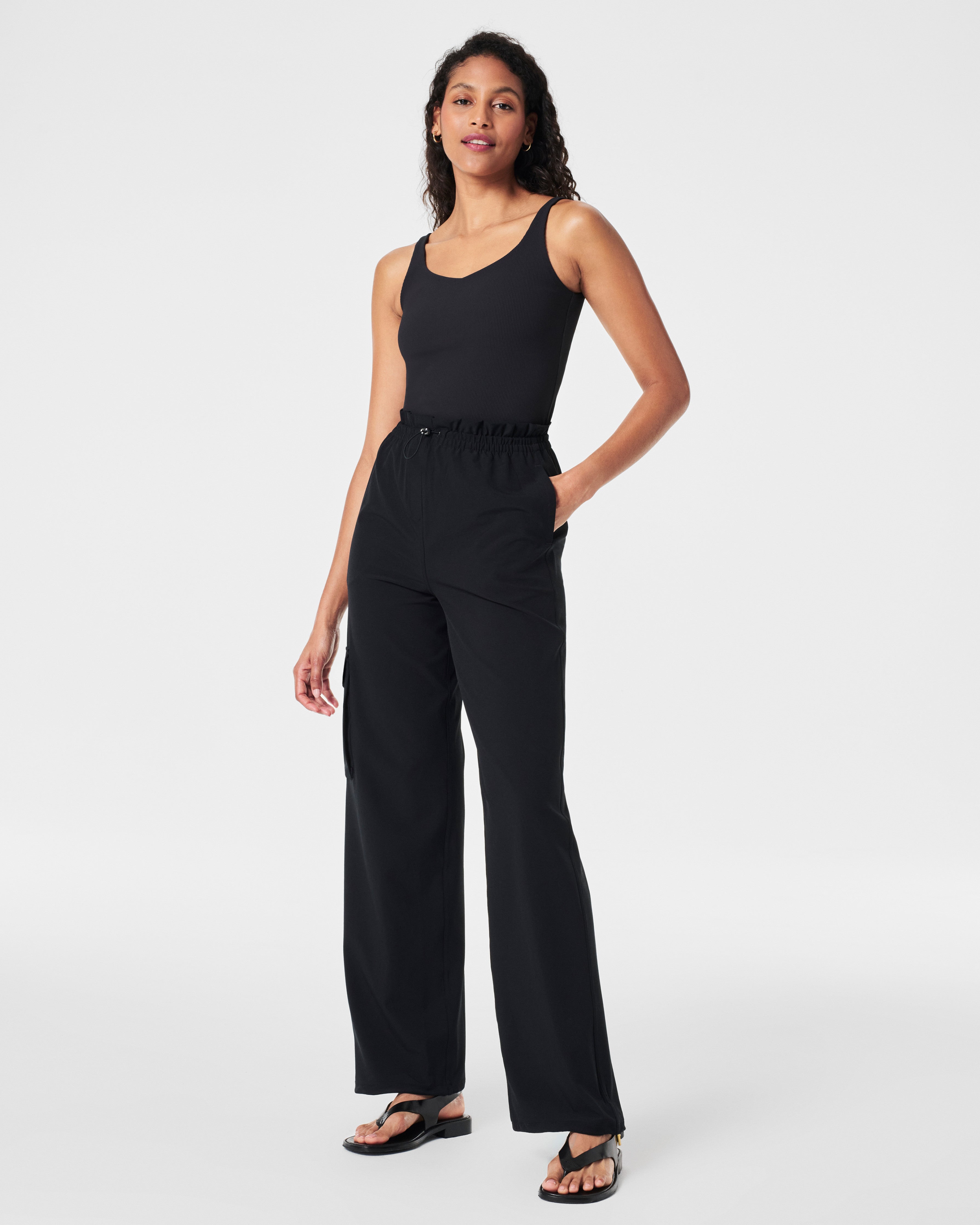 SPANX® On the Move Cargo Pant | Very Black
