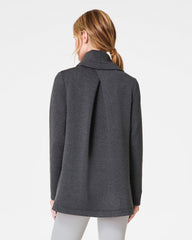 SPANX AirEssentials® Open Wrap Cardigan | Dark Heather Grey
