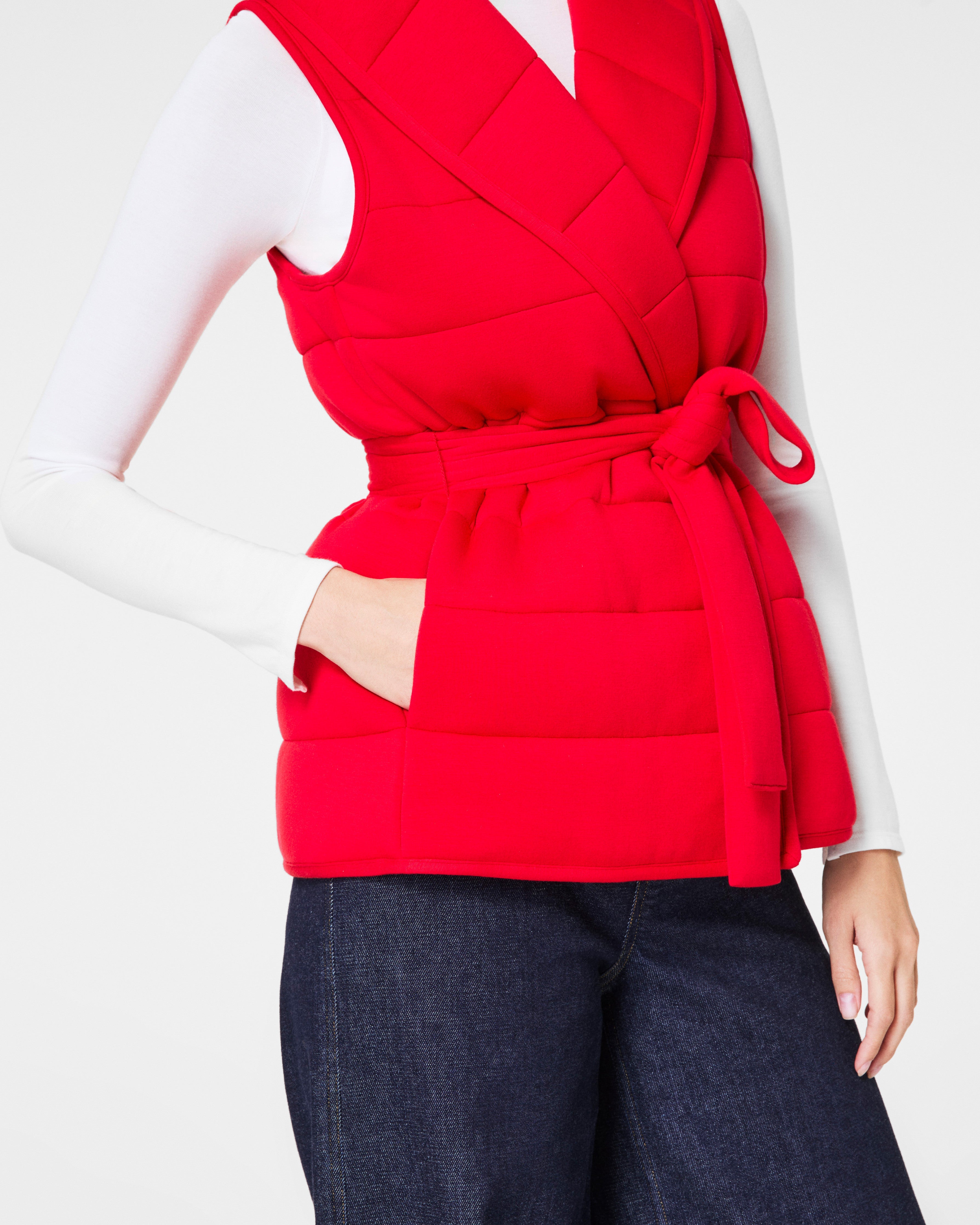 SPANX AirEssentials® Puffy Vest | Spanx Red