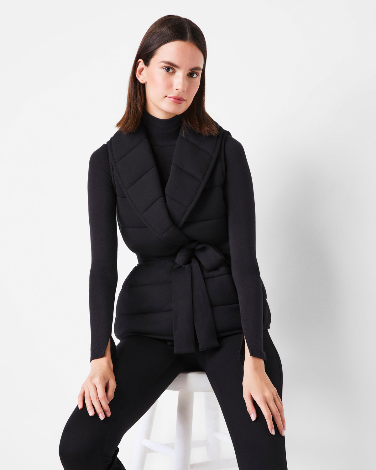SPANX AirEssentials® Puffy Vest | Very Black
