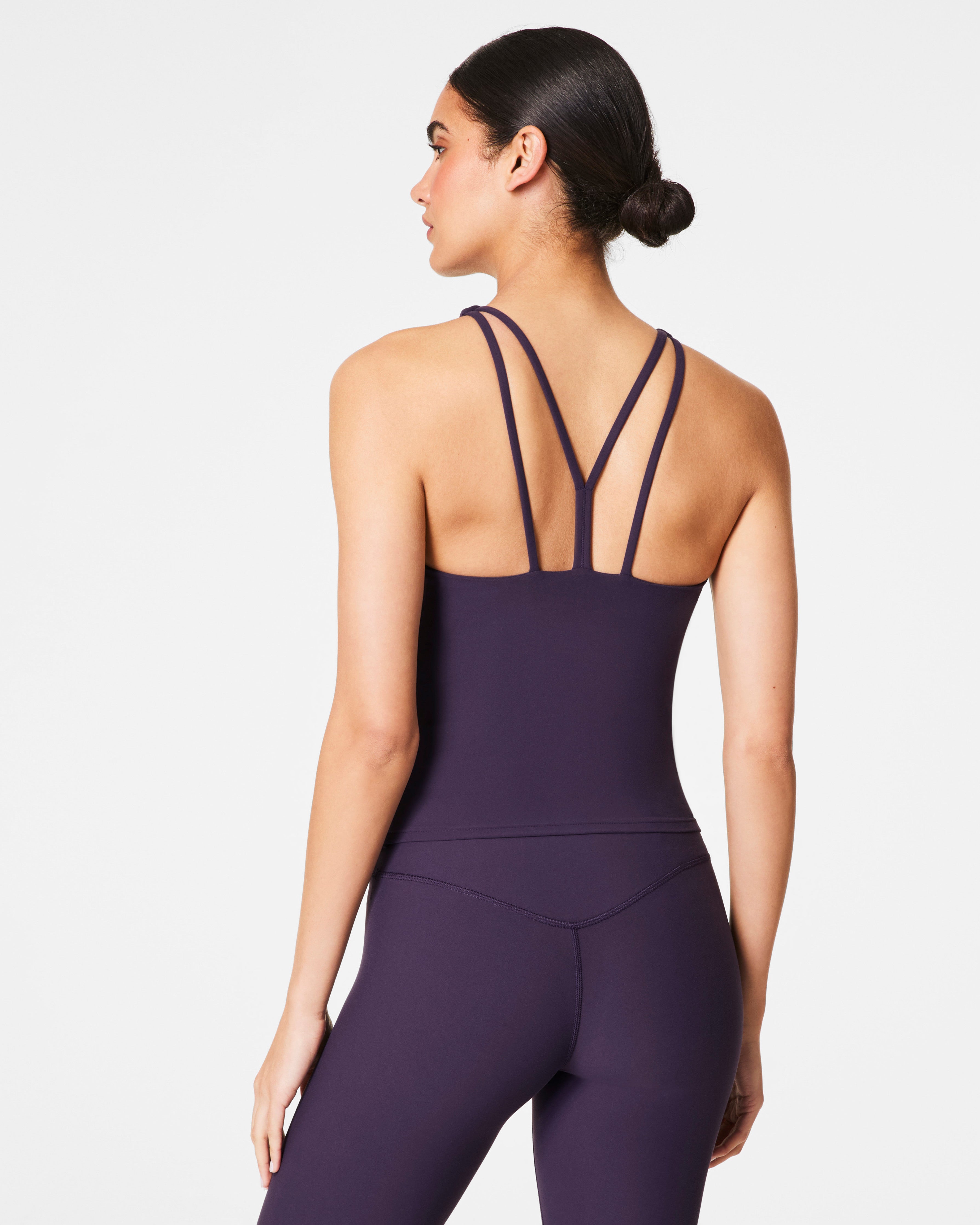 SPANXsmooth™ OnForm High Neck Shelf Tank | Aubergine