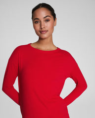 SPANX® Outpace Long Sleeve Top | Spanx Red