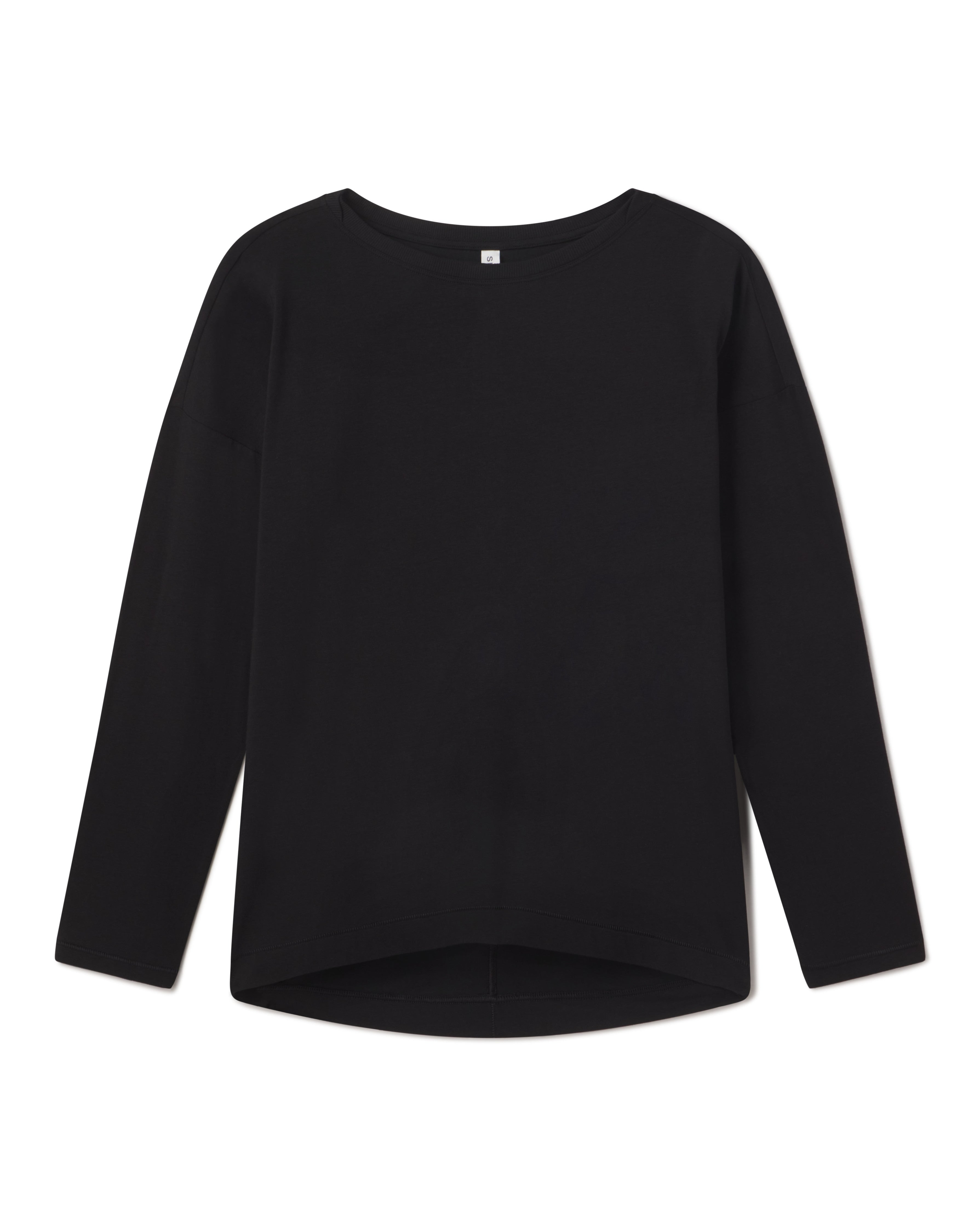 SPANX® Outpace Long Sleeve Top | Very Black