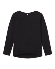 SPANX® Outpace Long Sleeve Top | Very Black