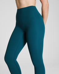 SPANXshape™ CoreLuxe Full-Length Leggings with Mid-Tummy Compression | Emerald Bay