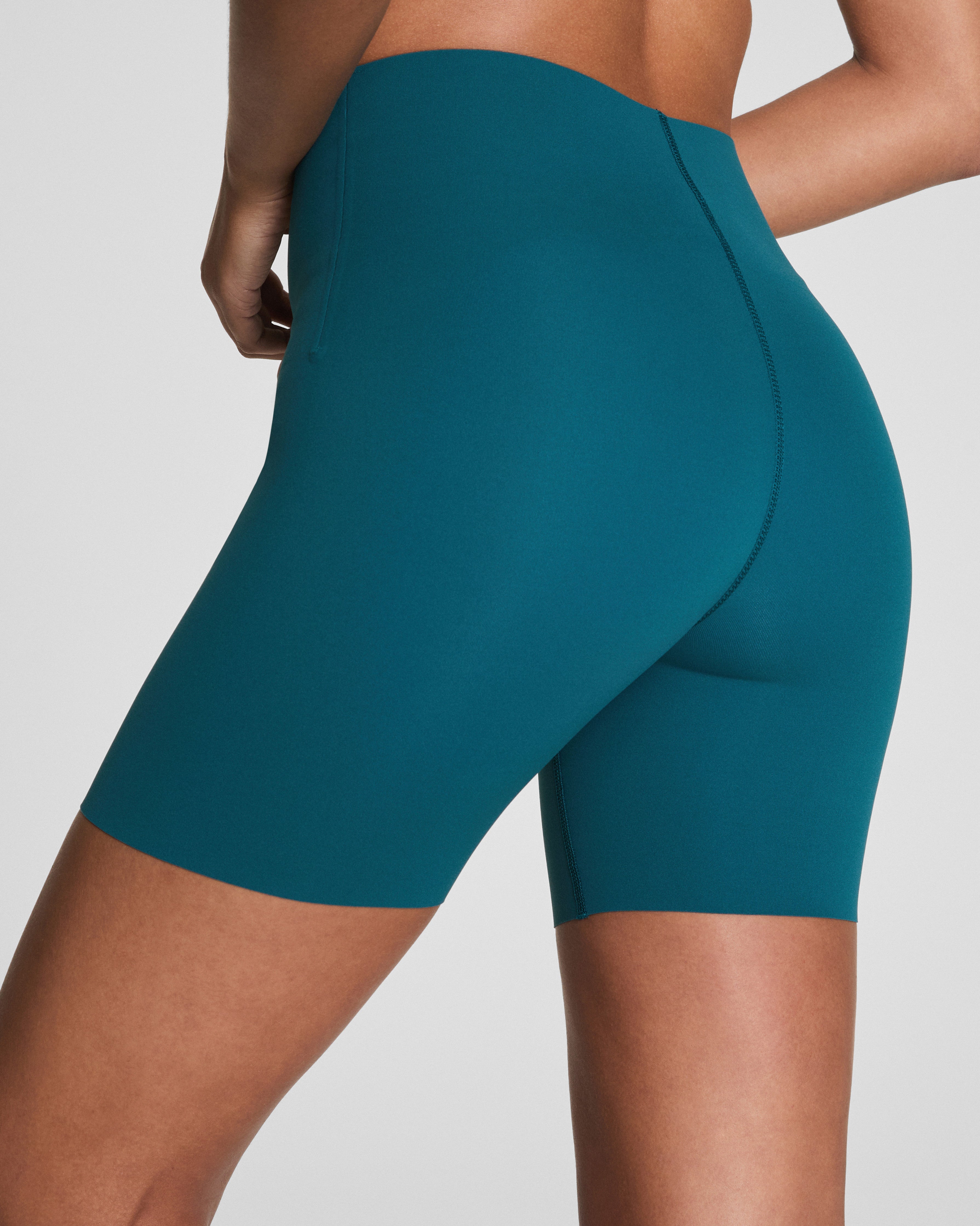 SPANXshape™ CoreLuxe Bike Short with Mid-Tummy Compression, 6" | Emerald Bay