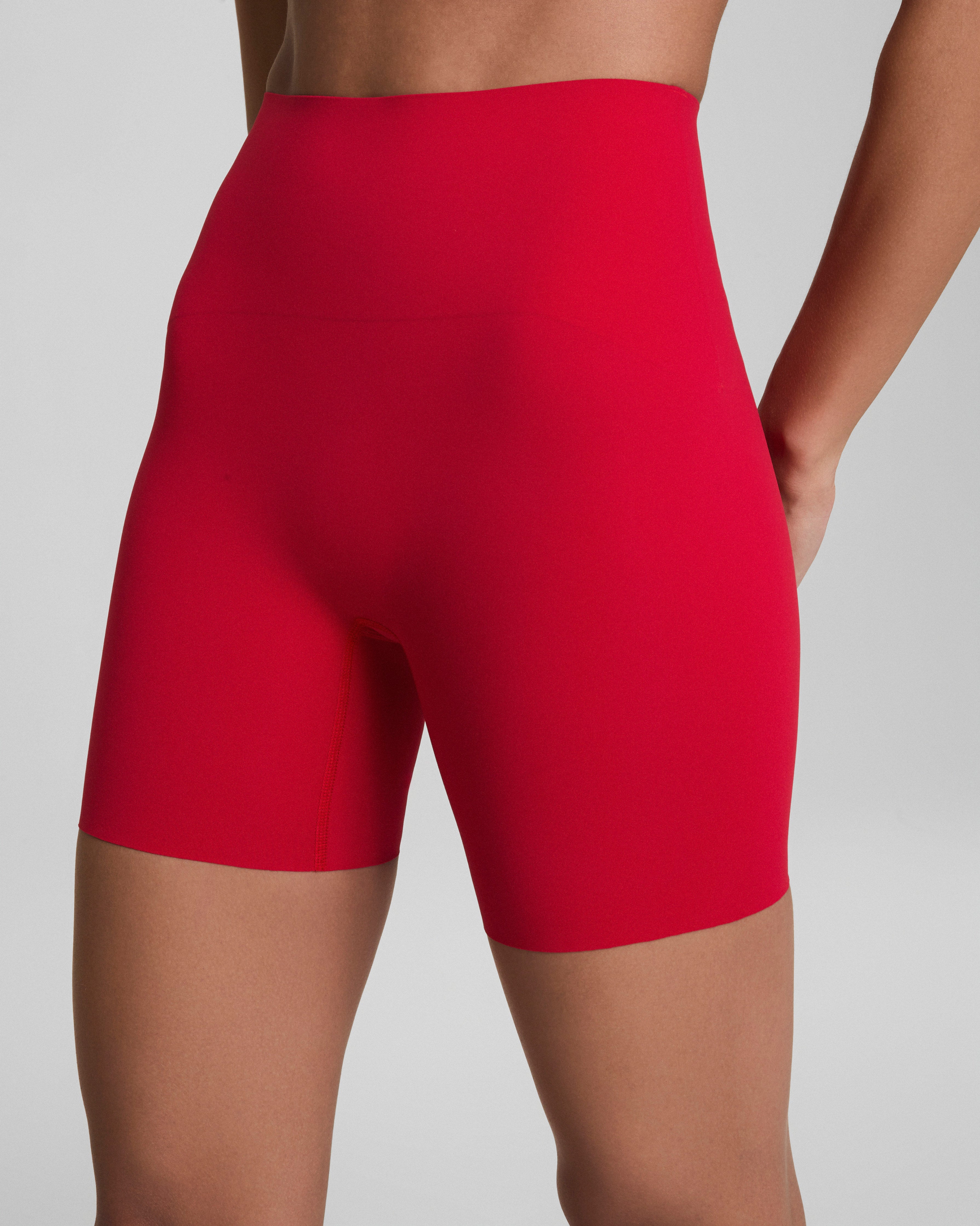 SPANXshape™ CoreLuxe Bike Short with Mid-Tummy Compression, 6" | Spanx Red