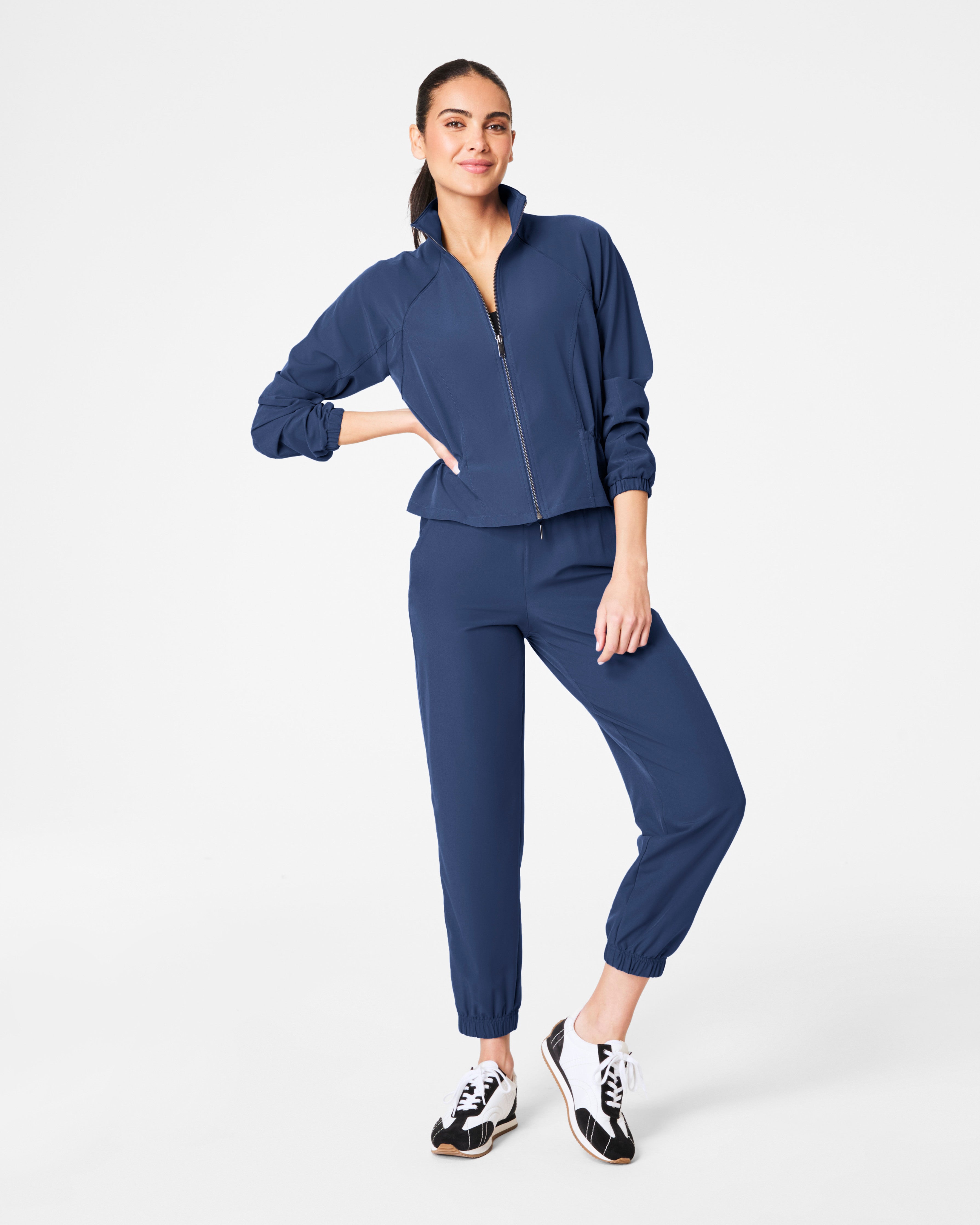 SPANX® On the Move Cinched Back Jacket | Faded Indigo