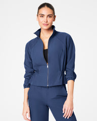 SPANX® On the Move Cinched Back Jacket | Faded Indigo
