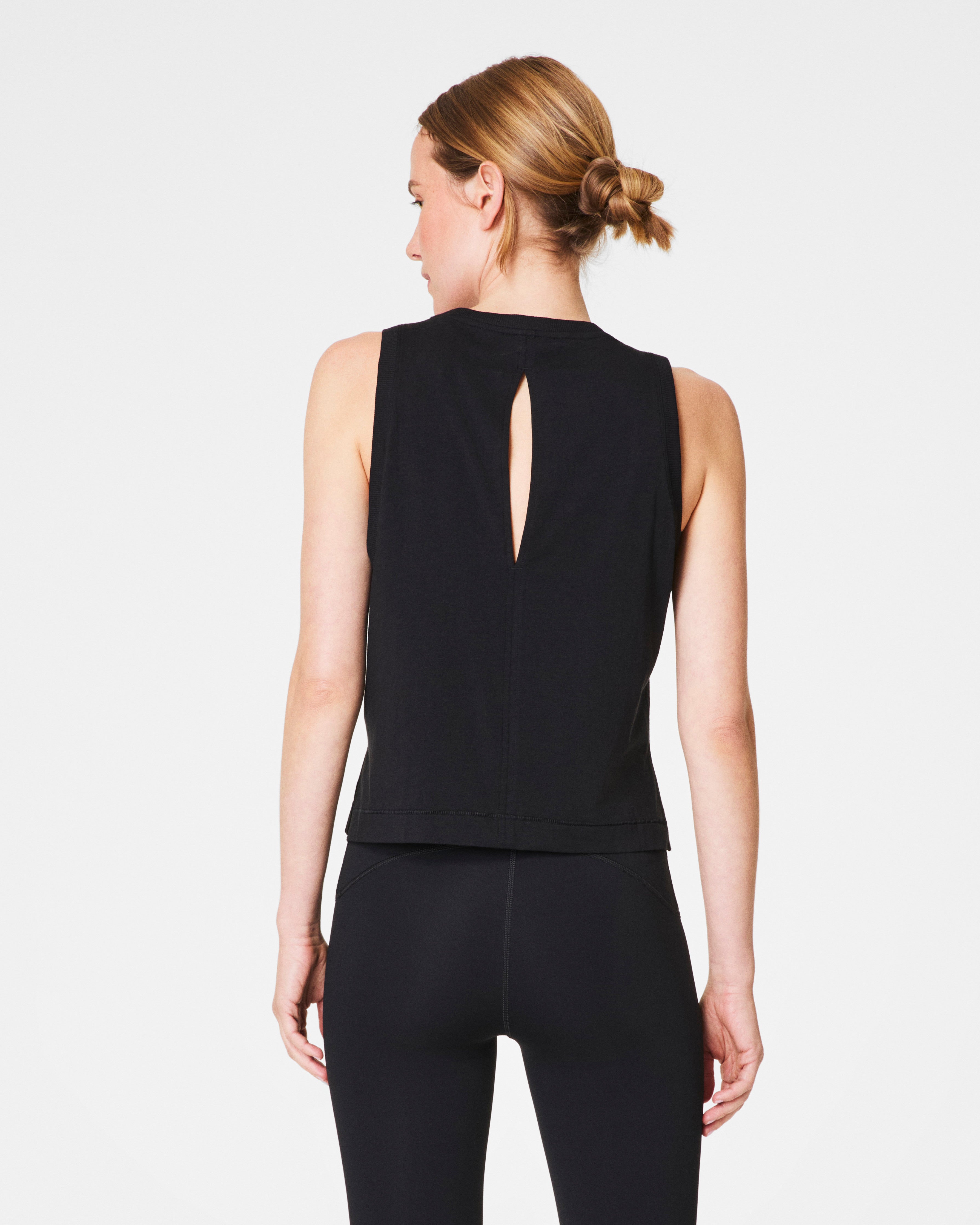 SPANX® Outpace Cutout Tank | Very Black