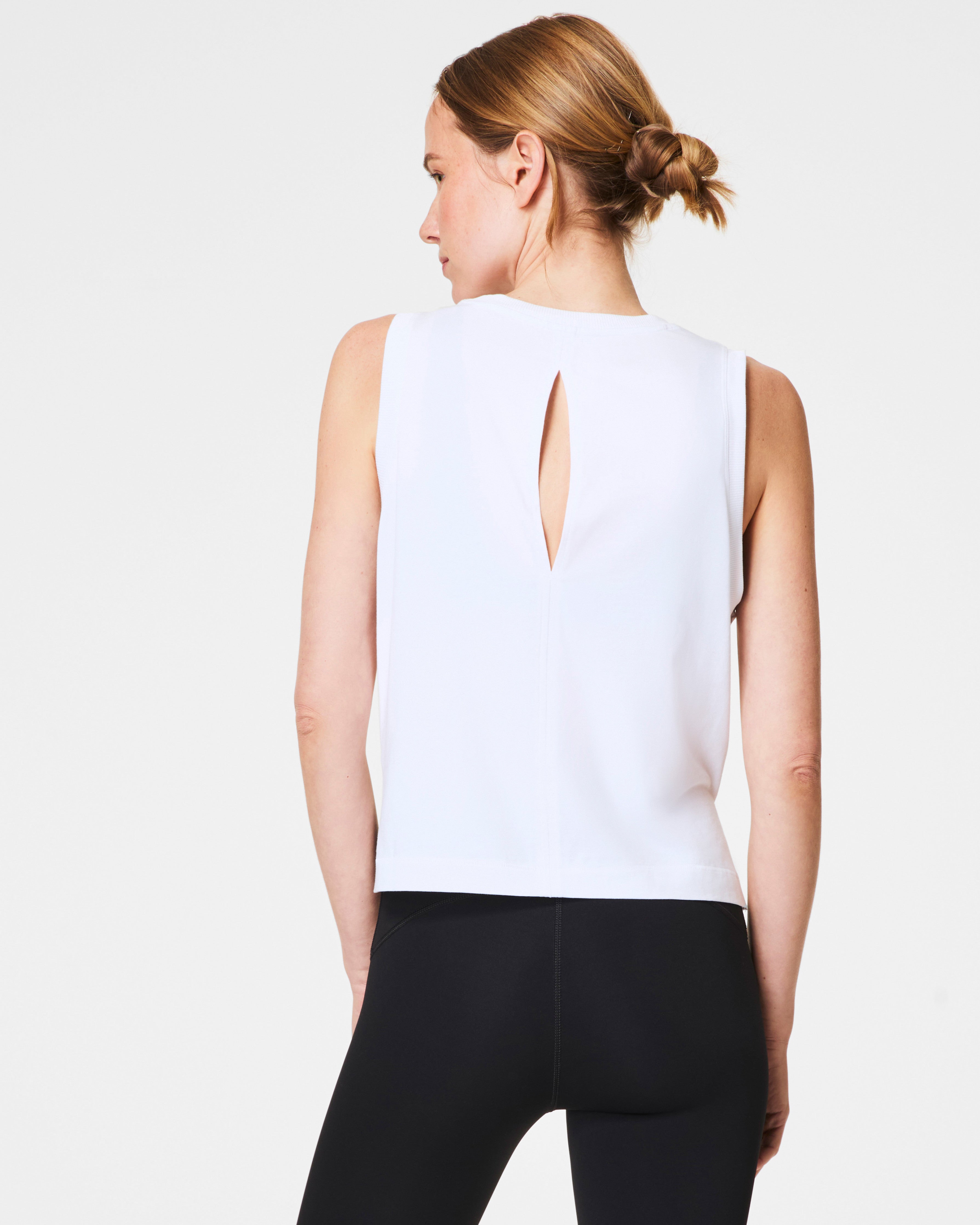 SPANX® Outpace Cutout Tank | Vivid White