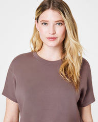 SPANX AirEssentials® Midi Wrap Dress | Smoke