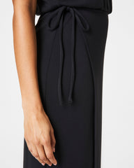 SPANX AirEssentials® Midi Wrap Dress | Very Black