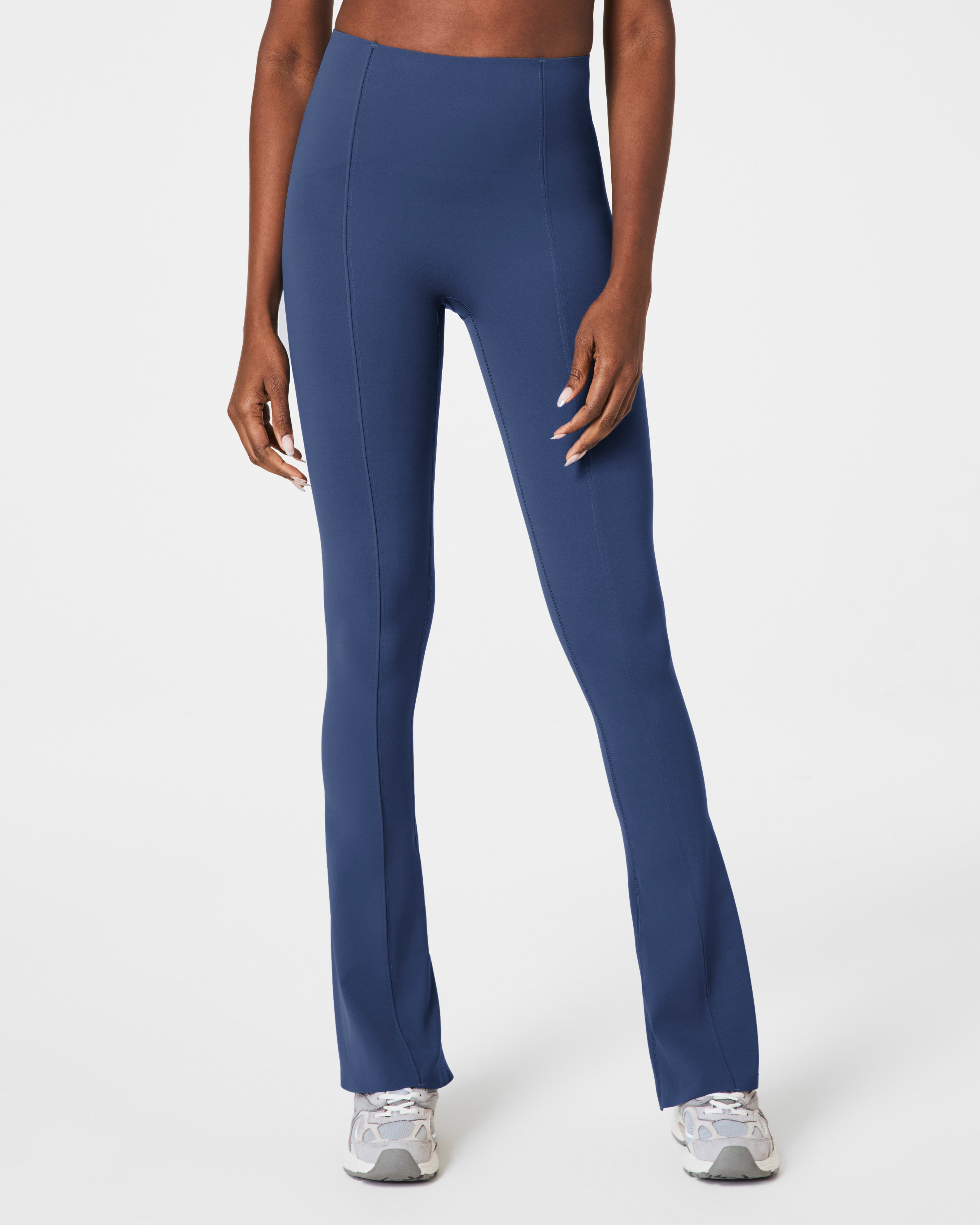 SPANXshape™ CoreLuxe Micro Flare Pant with Mid-Tummy Compression | Faded Indigo