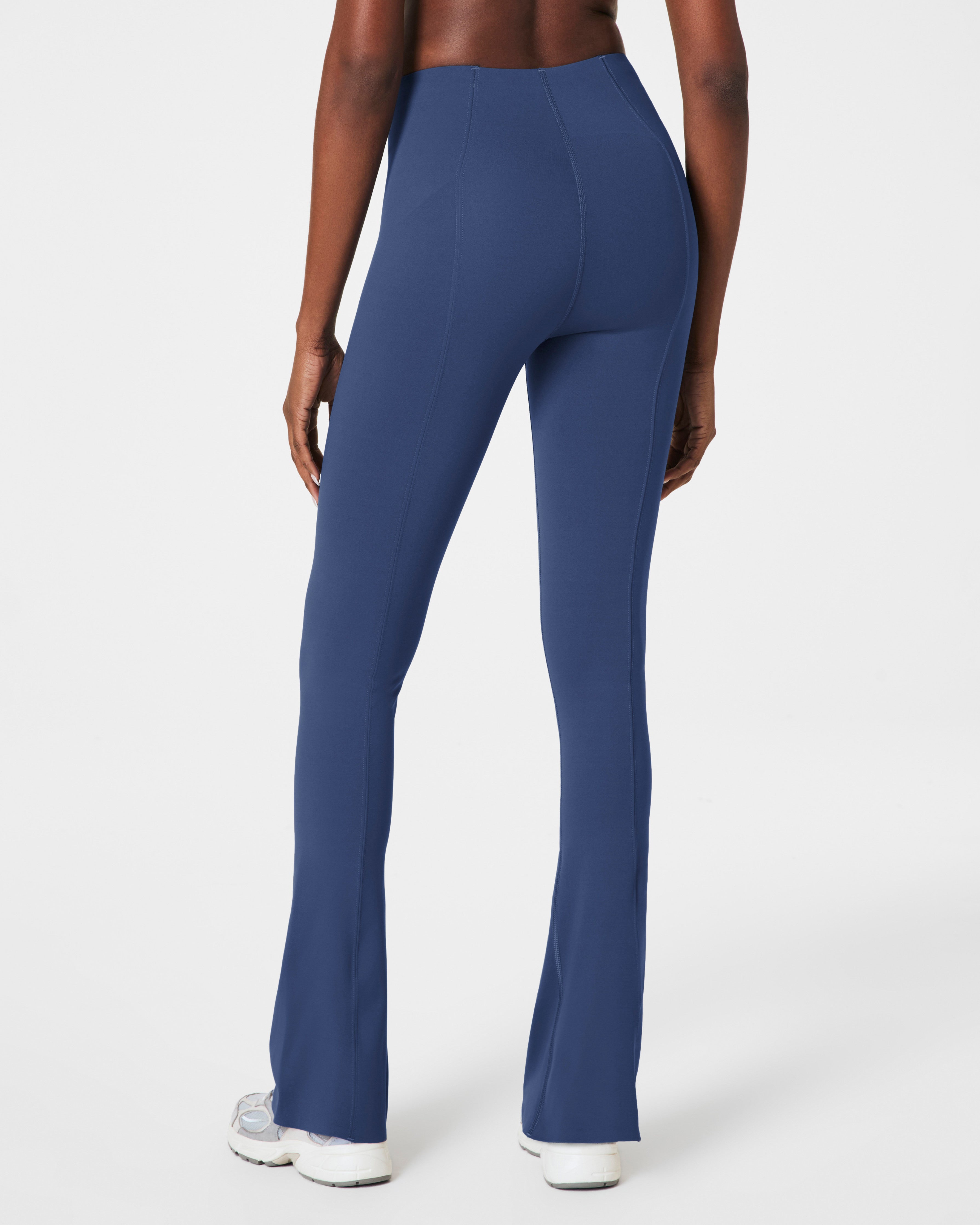 SPANXshape™ CoreLuxe Micro Flare Pant with Mid-Tummy Compression | Faded Indigo