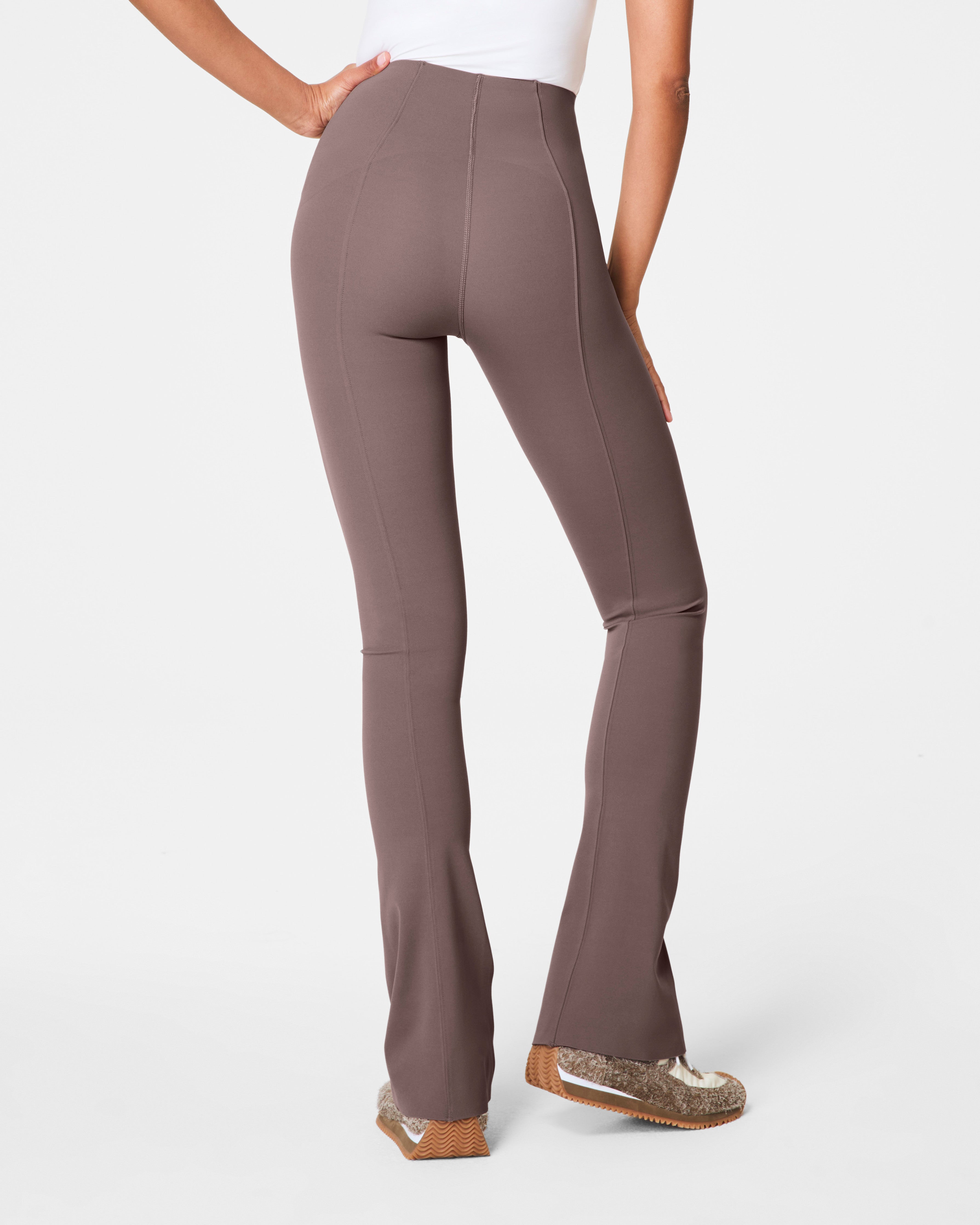 SPANXshape™ CoreLuxe Micro Flare Pant with Mid-Tummy Compression | Smoke
