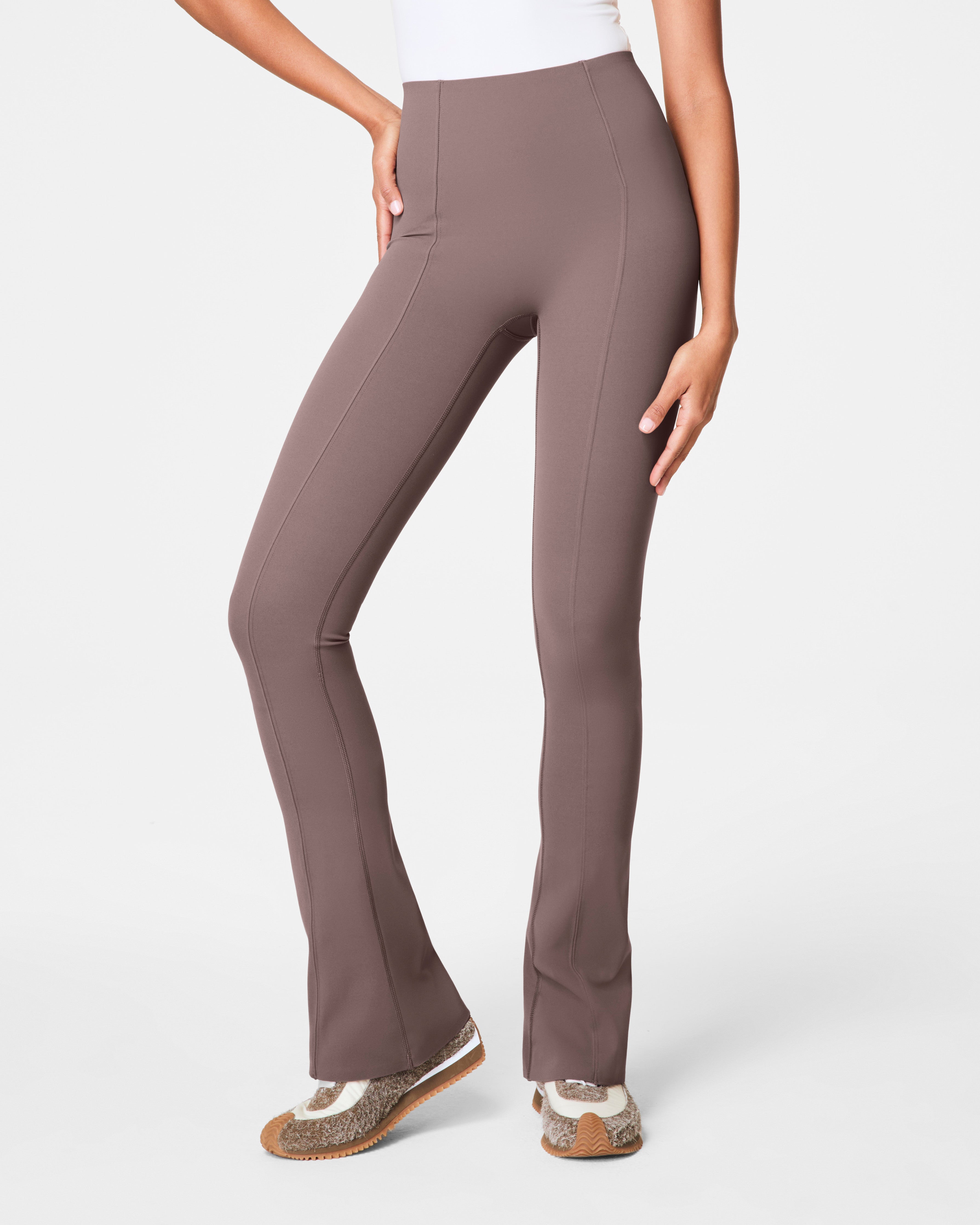 SPANXshape™ CoreLuxe Micro Flare Pant with Mid-Tummy Compression | Smoke