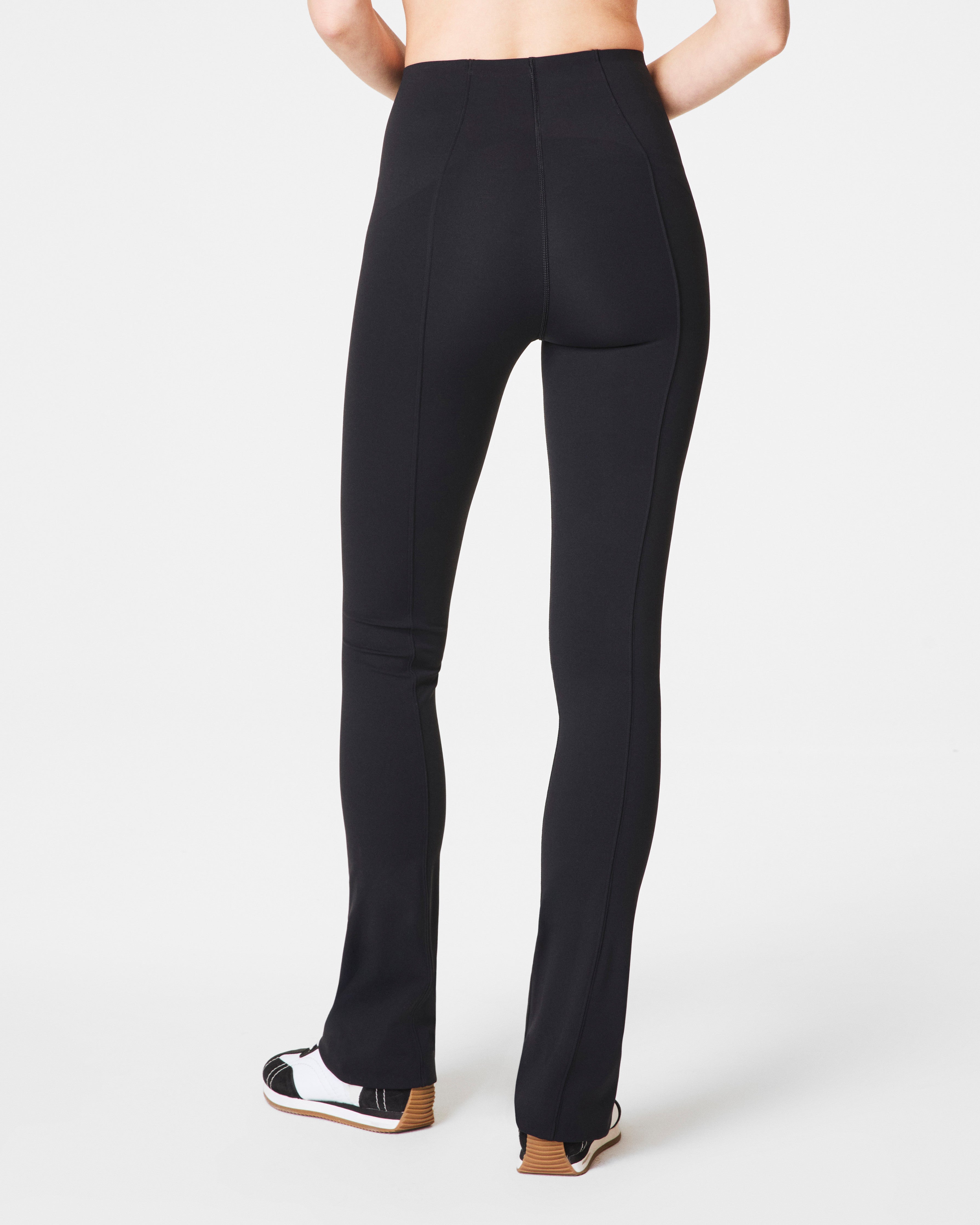 SPANXshape™ CoreLuxe Micro Flare Pant with Mid-Tummy Compression | Very Black