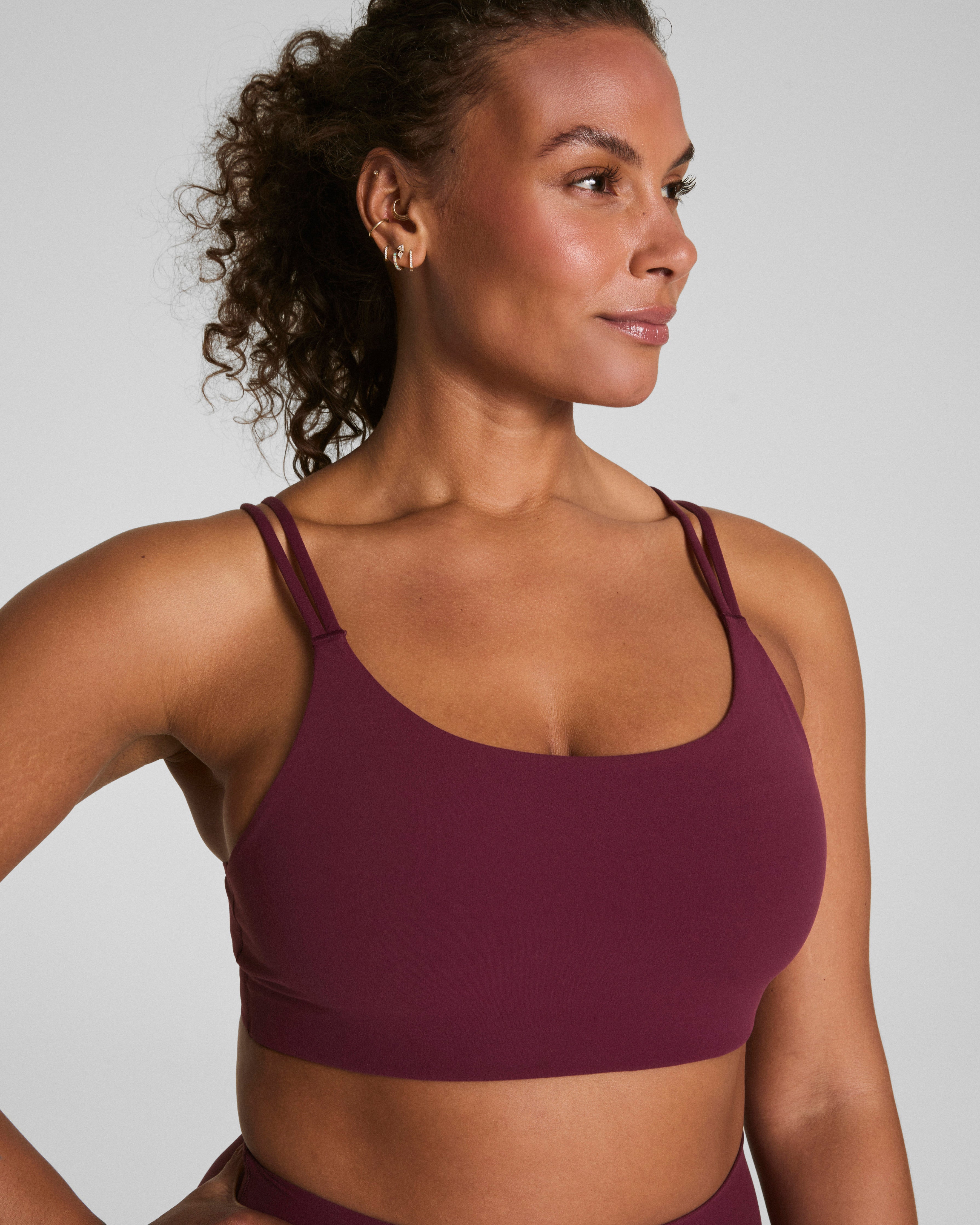 SPANXsmooth™ OnForm Low Impact Sports Bra | Plum Berry