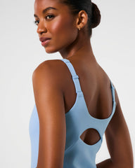 SPANXshape™ Get Moving High Neck Dress with No Reveal Opacity | Hydrangea