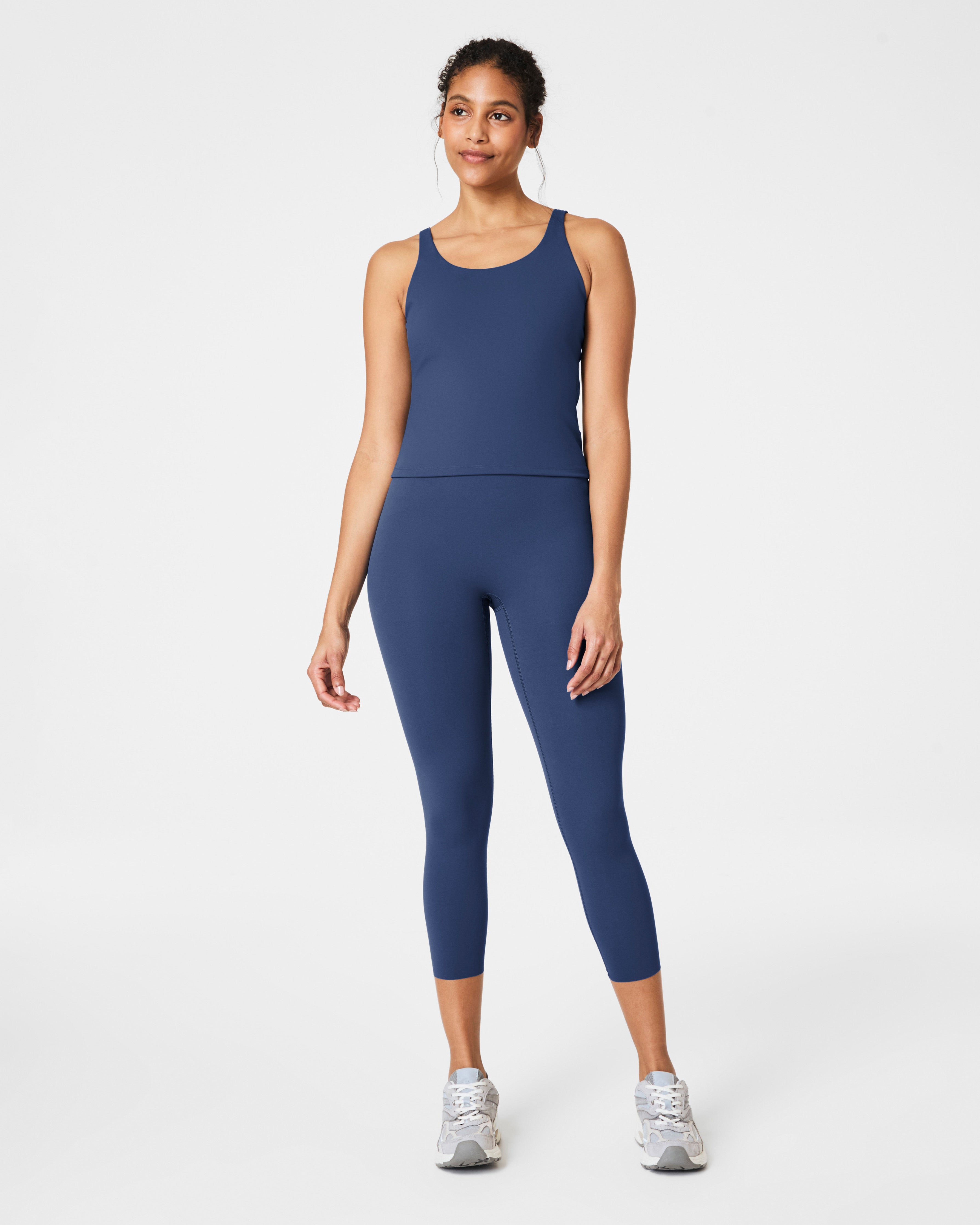 SPANX® Get Moving Shelf Tank | Faded Indigo