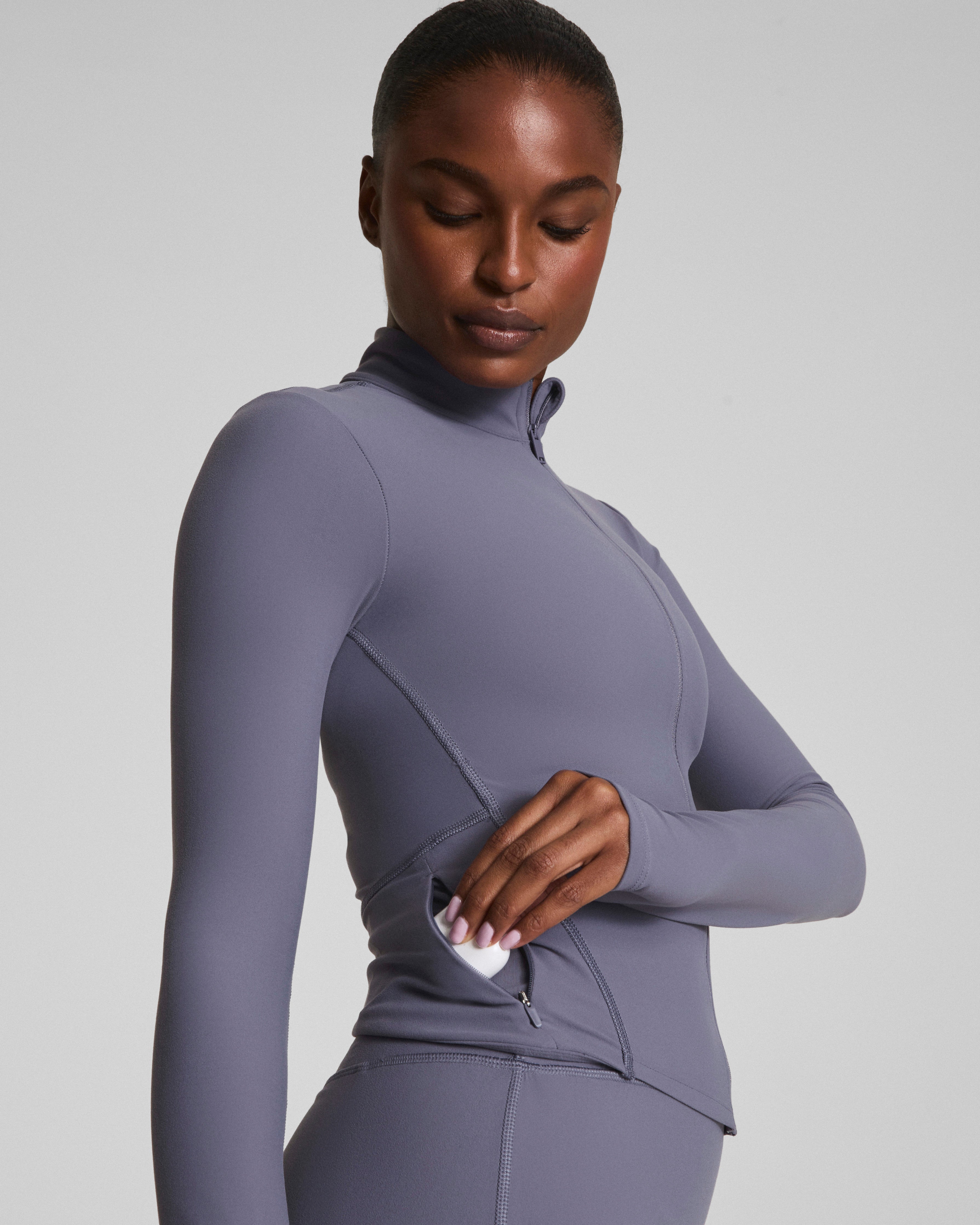 SPANXsmooth™ OnForm Full Zip Jacket | Orchid Ash