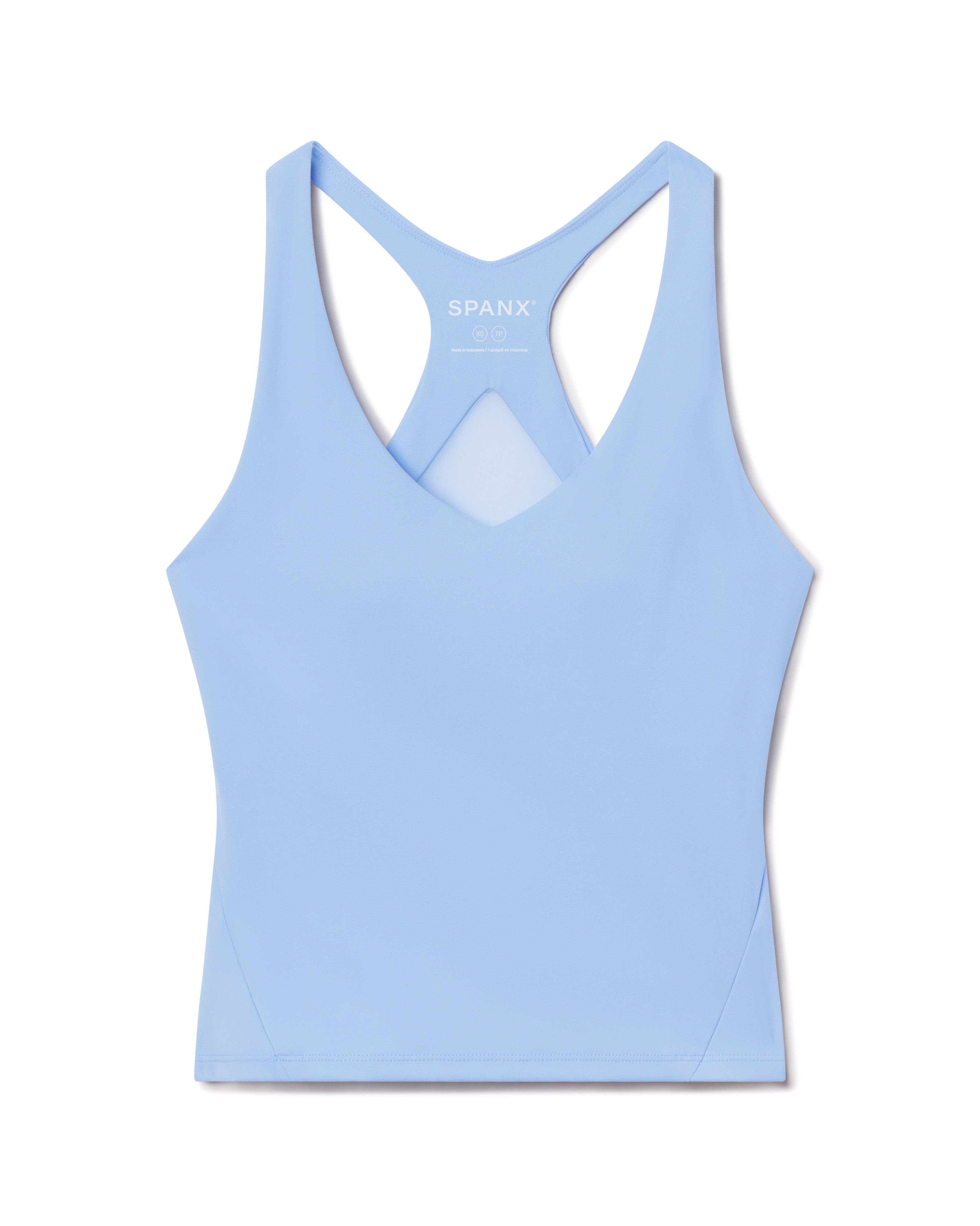 SPANX® Get Moving V-Neck Shelf Tank | Hydrangea