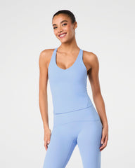 SPANX® Get Moving V-Neck Shelf Tank | Hydrangea