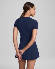 SPANX® Get Moving Rib Tee | Timeless Navy