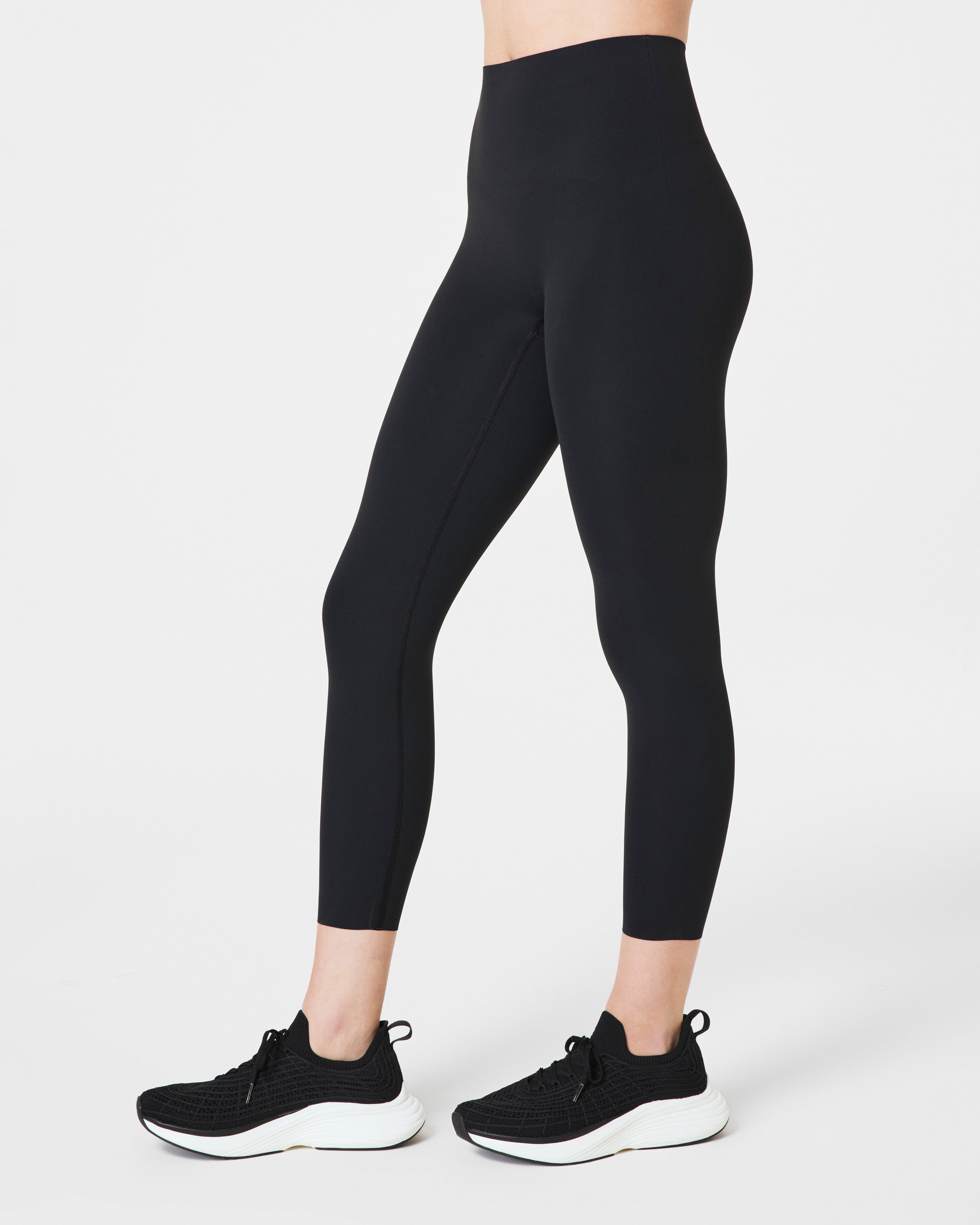 SPANXshape™ CoreLuxe 7/8 Leggings with Mid-Tummy Compression | Very Black