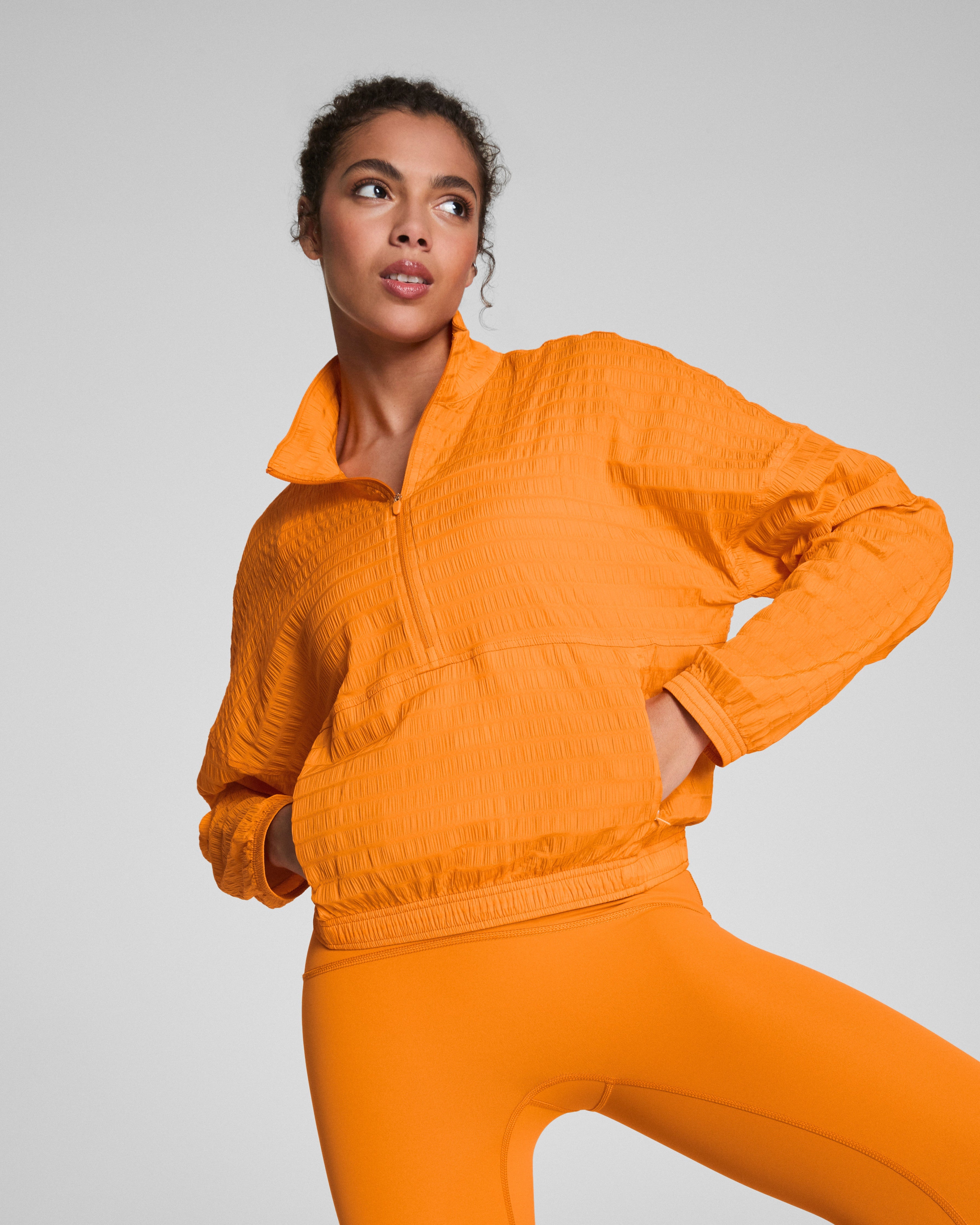 SPANX® Get Moving Textured Half Zip | Monarch