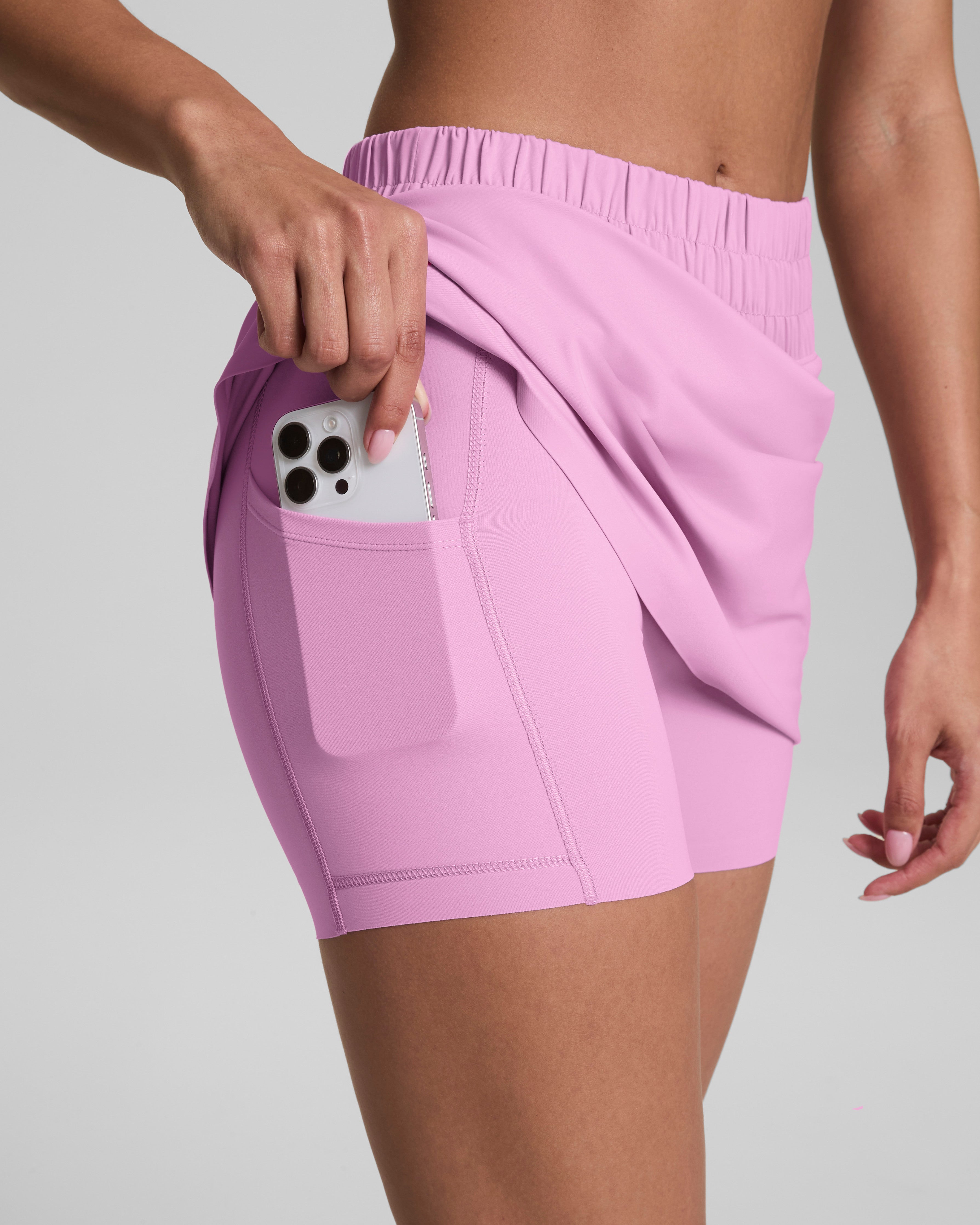 SPANXshape™ Activate Skort, 14" | Petunia