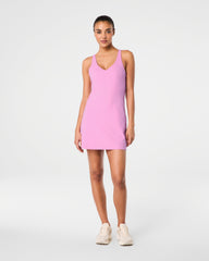 SPANXshape™ Get Moving V-Neck Dress with No Reveal Opacity | Petunia