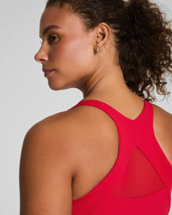 SPANXshape™ Get Moving V-Neck Dress | Spanx Red