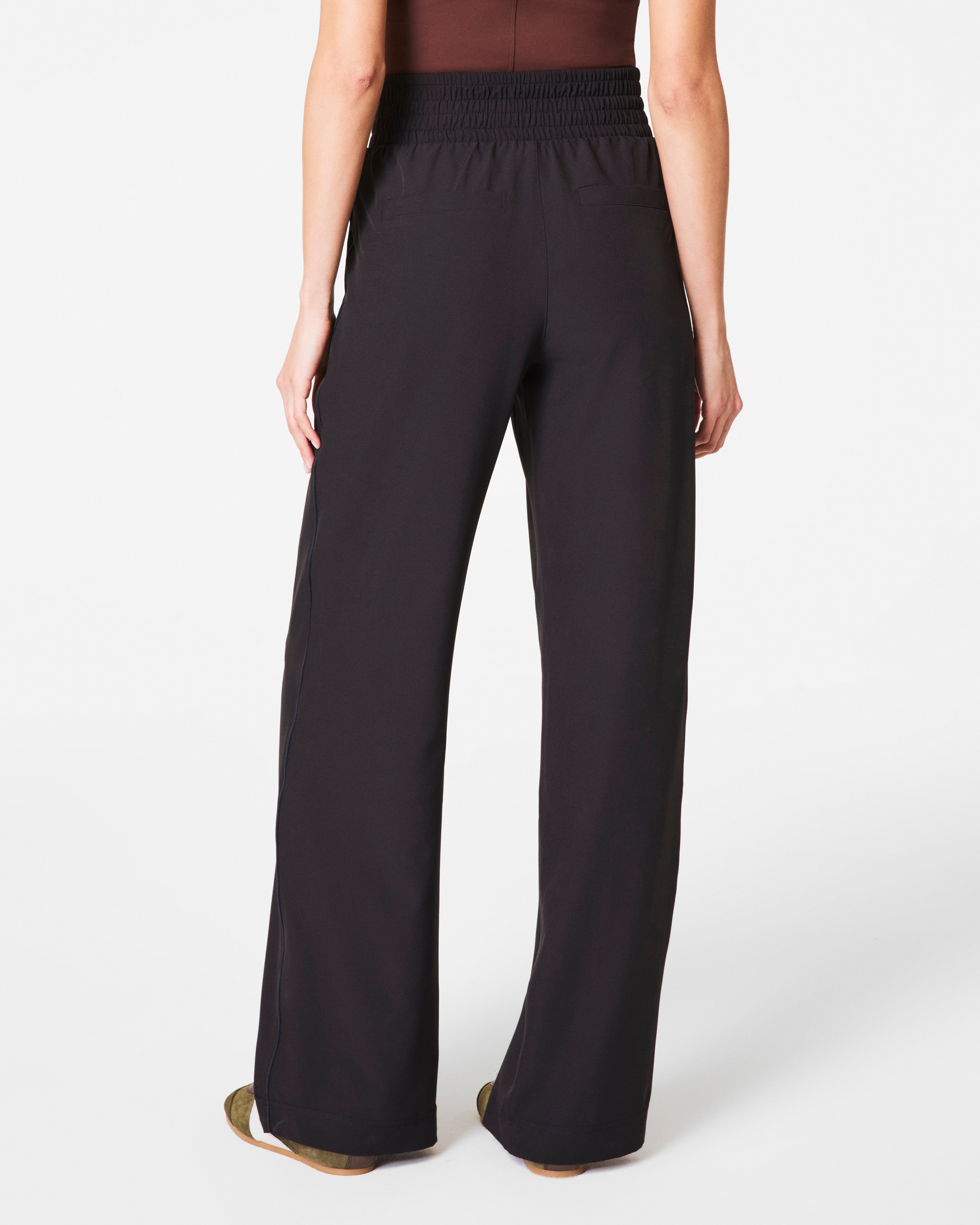 SPANXsmooth™ On the Move Wide Leg Pant | Very Black