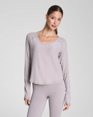 SPANX® SoftStretch Long Sleeve V-Neck Top